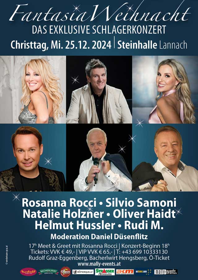 Fantasia Weihnachtskonzert Steinhalle Lannach